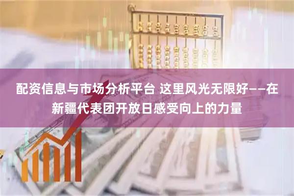 配资信息与市场分析平台 这里风光无限好——在新疆代表团开放日感受向上的力量